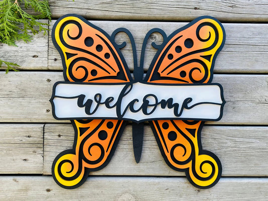 Butterfly Welcome Hanger