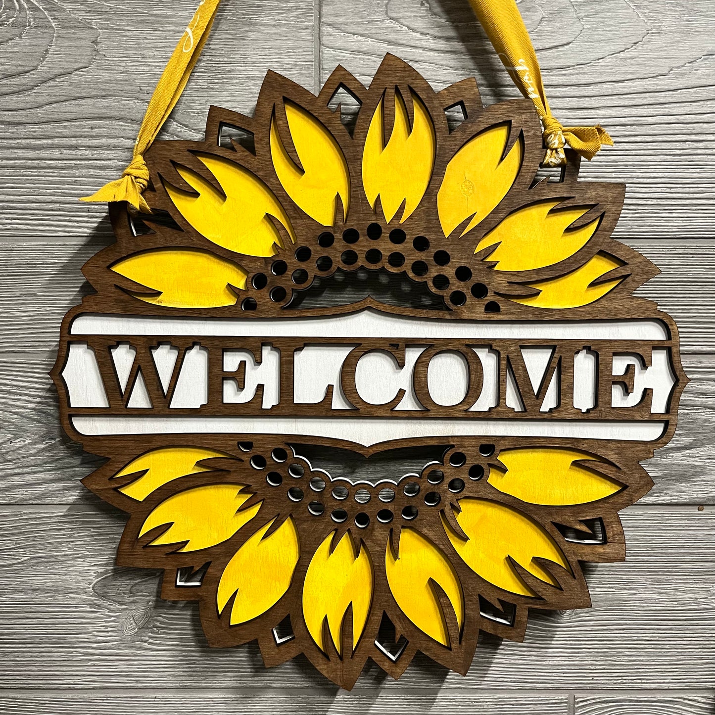 Sunflower Welcome Hanger